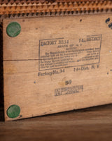 Tramp Art Box on Pedestal Base, Early 20th Century - Lone Fox