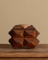 Tramp Art Box with Pin Cushion Top, United States, Early 20th Century - Lone Fox