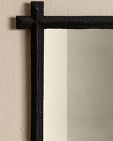Tramp Art Cross Cornered Mirror, 19th Century - Lone Fox