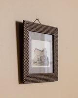 Tramp Art Frame with Original Antique Photograph, American, 19th Century - Lone Fox