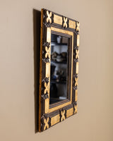 Tramp Art Gilt Mirror, United States, 19th Century - Lone Fox