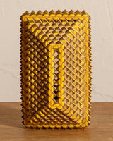Tramp Art Gum Wrapper Jewelry Box / Tissue Holder - Lone Fox