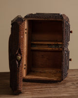 Tramp Art Jewelry Box w/ 2 Drawers, Late 19th Century - Lone Fox