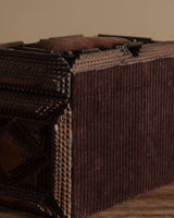 Tramp Art Jewelry Box w/ 2 Drawers, Late 19th Century - Lone Fox