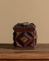 Tramp Art Jewelry Box with Brass Detailing, American, 1910's - Lone Fox