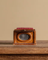 Tramp Art Mirrored Trinket Box, American, Early 20th Century - Lone Fox