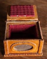 Tramp Art Mirrored Trinket Box, American, Early 20th Century - Lone Fox