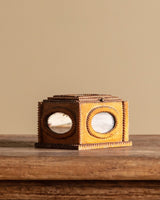 Tramp Art Mirrored Trinket Box, American, Early 20th Century - Lone Fox