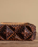 Tramp Art Pyramid Carved Box, Late 19th Century - Lone Fox