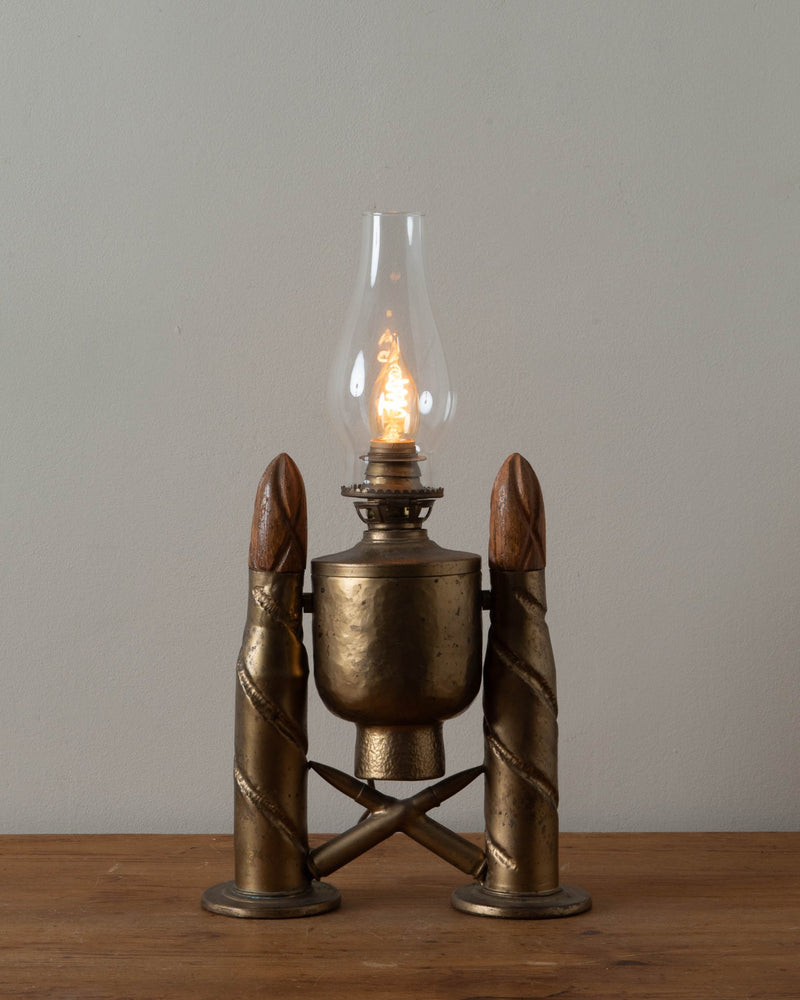 Trench Art Lamp - Lone Fox