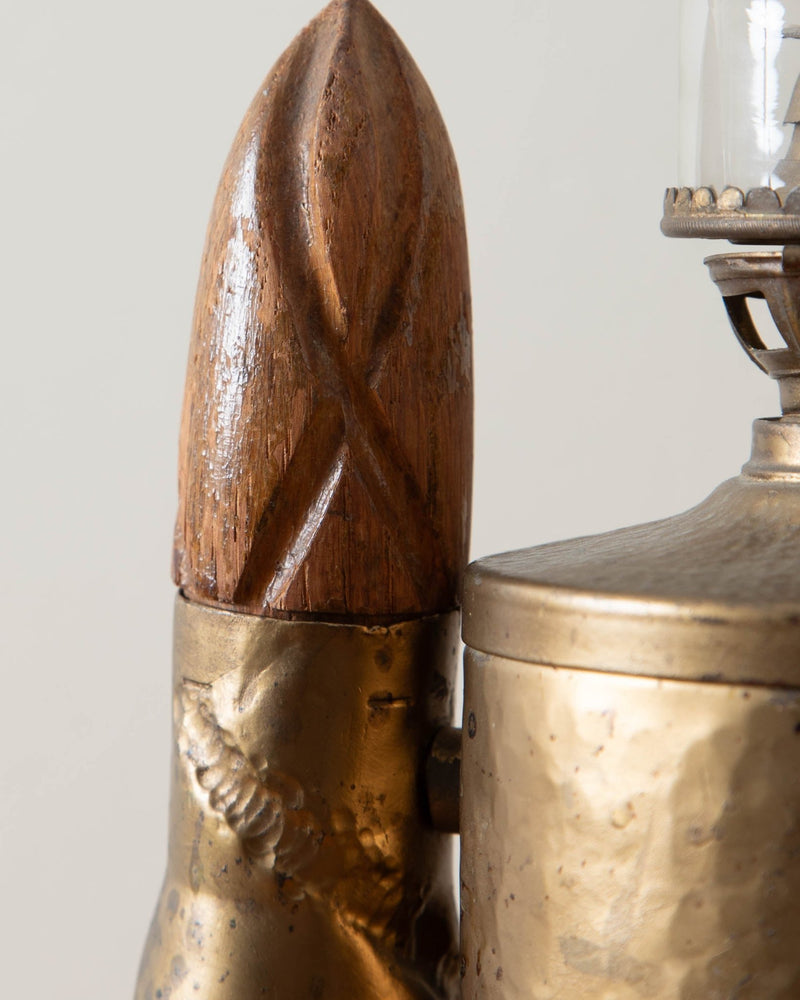 Trench Art Lamp