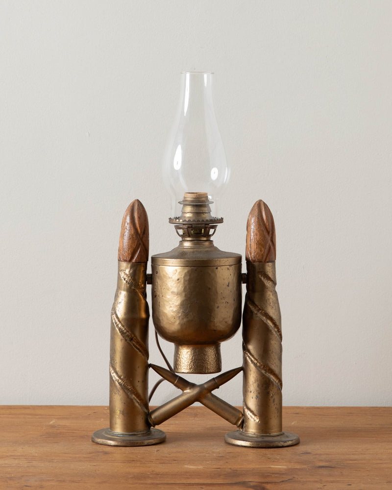 Trench Art Lamp