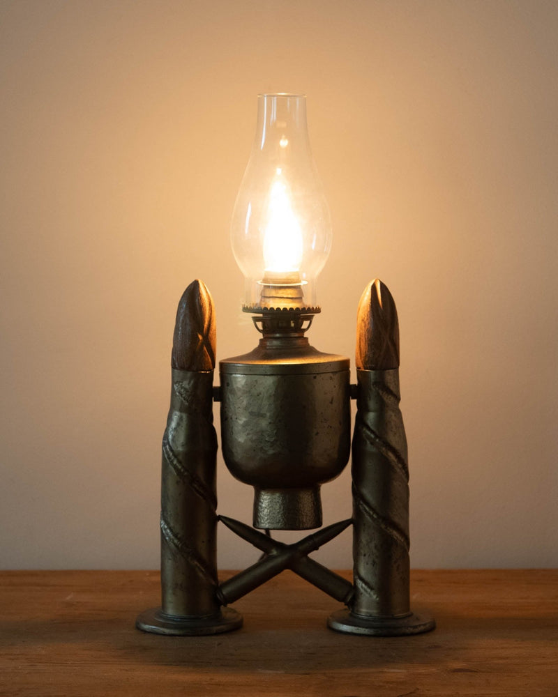 Trench Art Lamp
