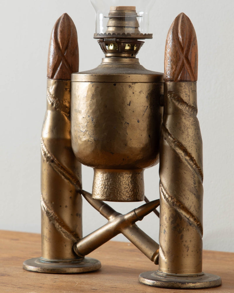 Trench Art Lamp - Lone Fox