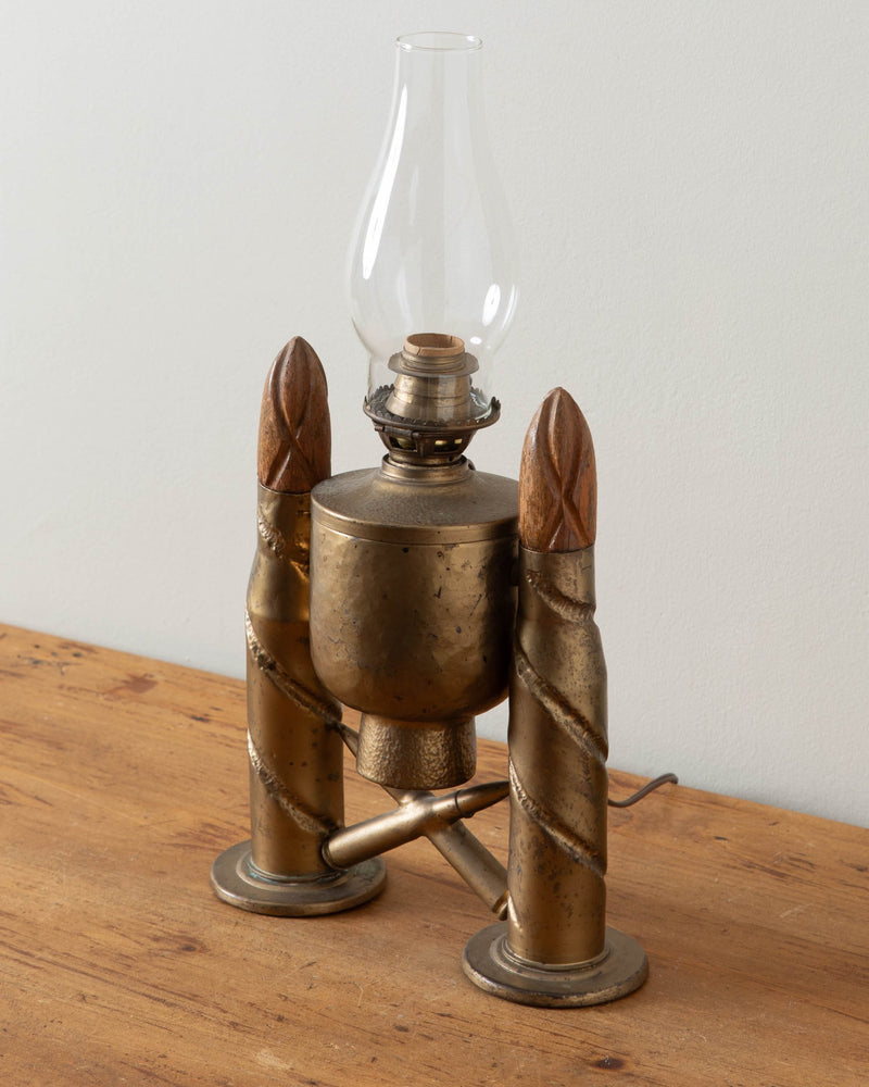 Trench Art Lamp