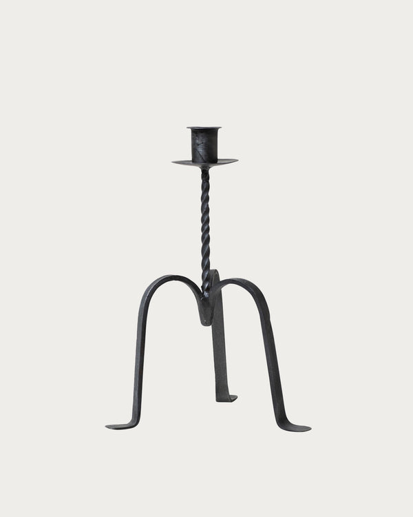 Tripod Wrought Iron Candle Holder - Lone Fox