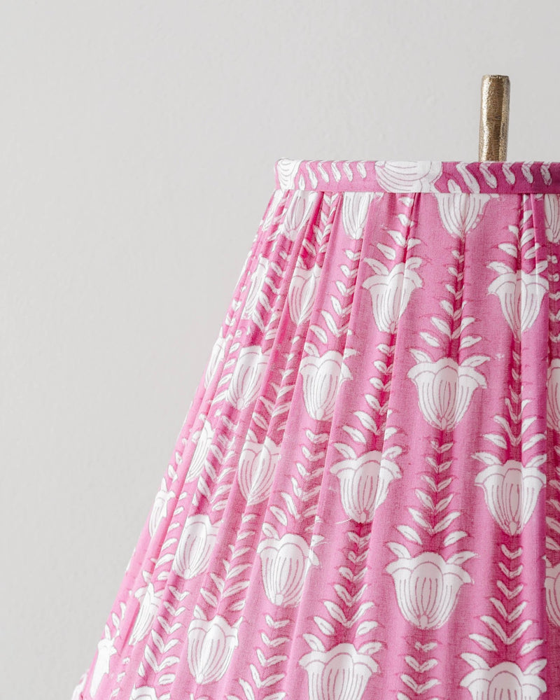 Tulip Gathered Fabric Lampshade - Lone Fox