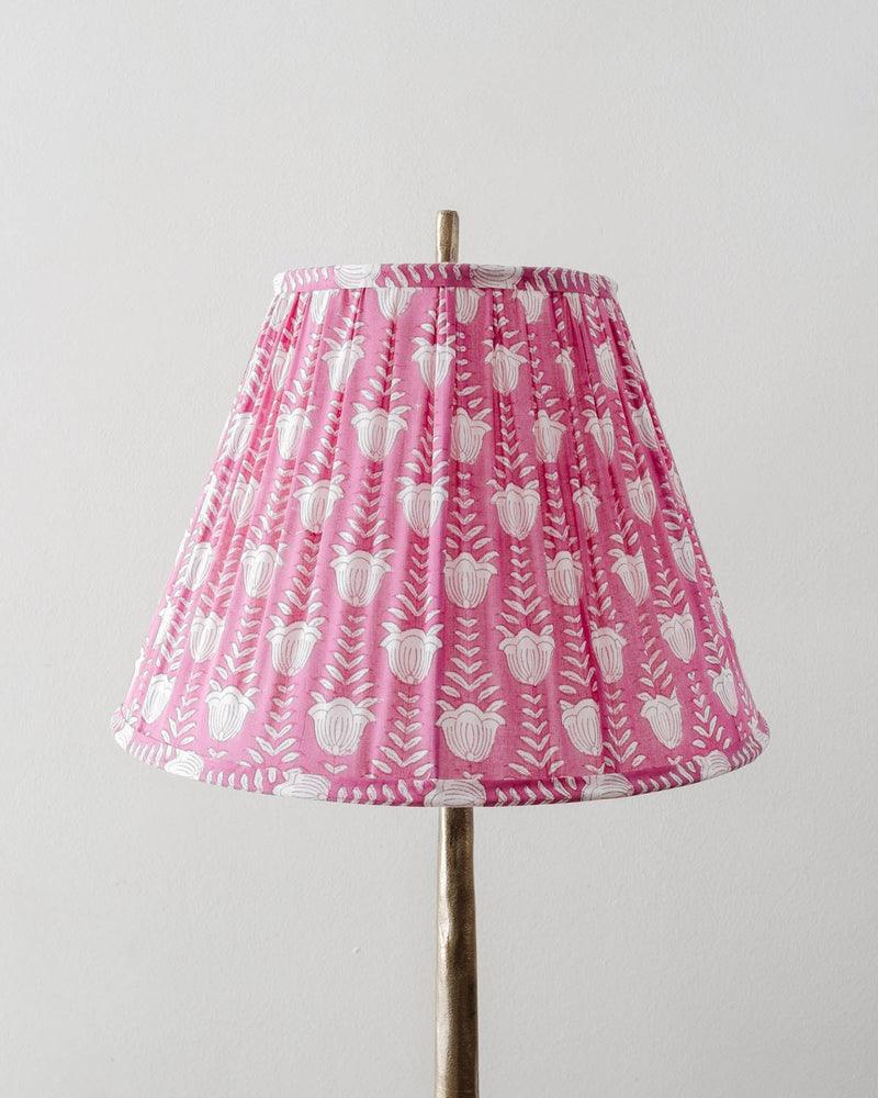 Tulip Gathered Fabric Lampshade - Lone Fox