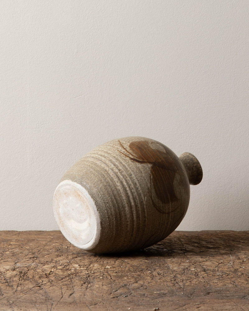 Turned Studio Pottery Vase - Lone Fox