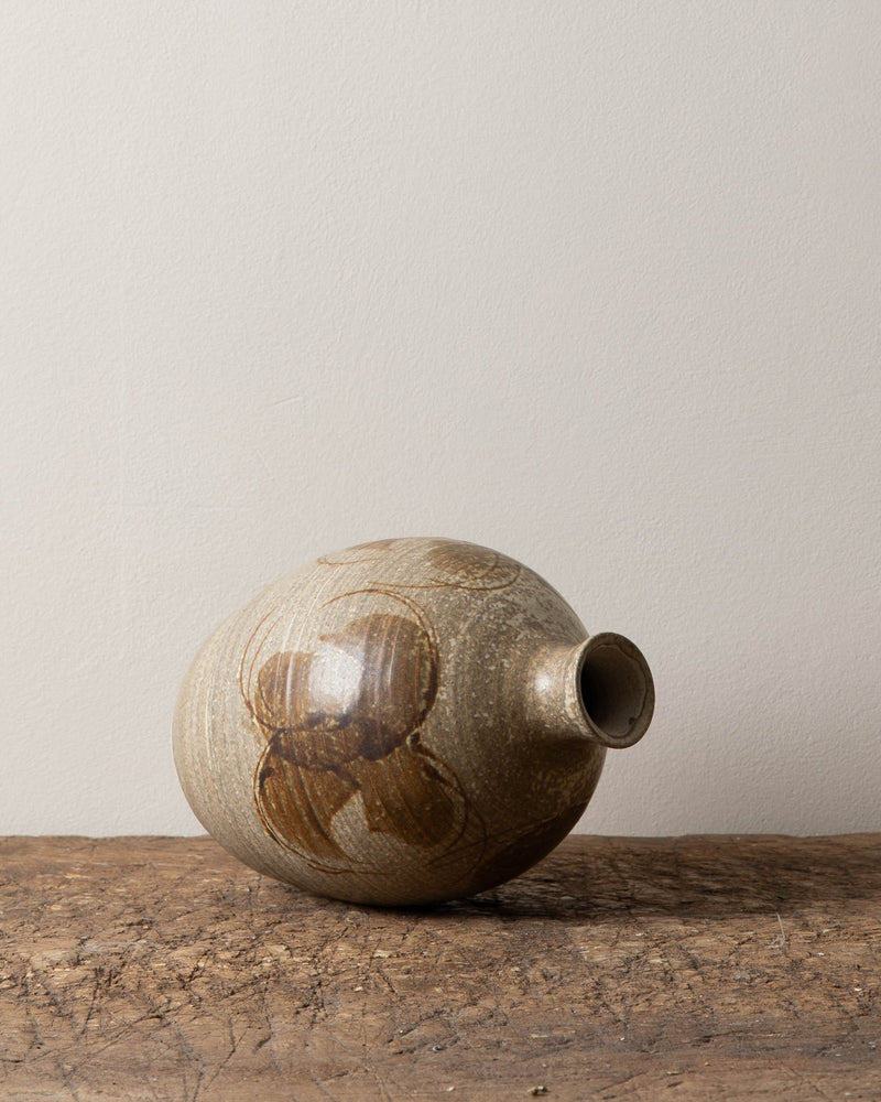 Turned Studio Pottery Vase - Lone Fox