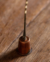 Twisted Brass & Copper Candle Snuffer, 1960's - Lone Fox