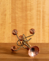 Twisted Copper + Brass Candelabra - Lone Fox