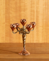 Twisted Copper + Brass Candelabra - Lone Fox