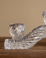 Twisted Glass Candelabra by Barovier & Toso, Italy, 1950's - Lone Fox