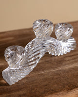 Twisted Glass Candelabra by Barovier & Toso, Italy, 1950's - Lone Fox