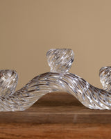 Twisted Glass Candelabra by Barovier & Toso, Italy, 1950's - Lone Fox