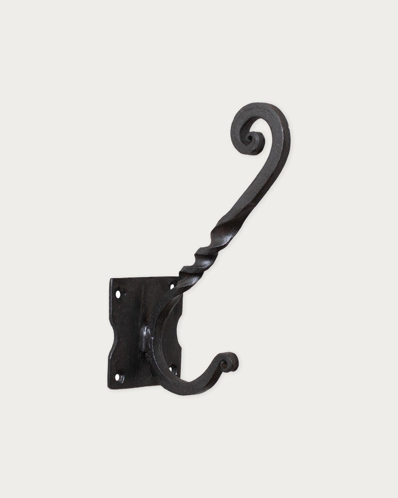 Twisted Wrought Iron Wall Hook - Lone Fox