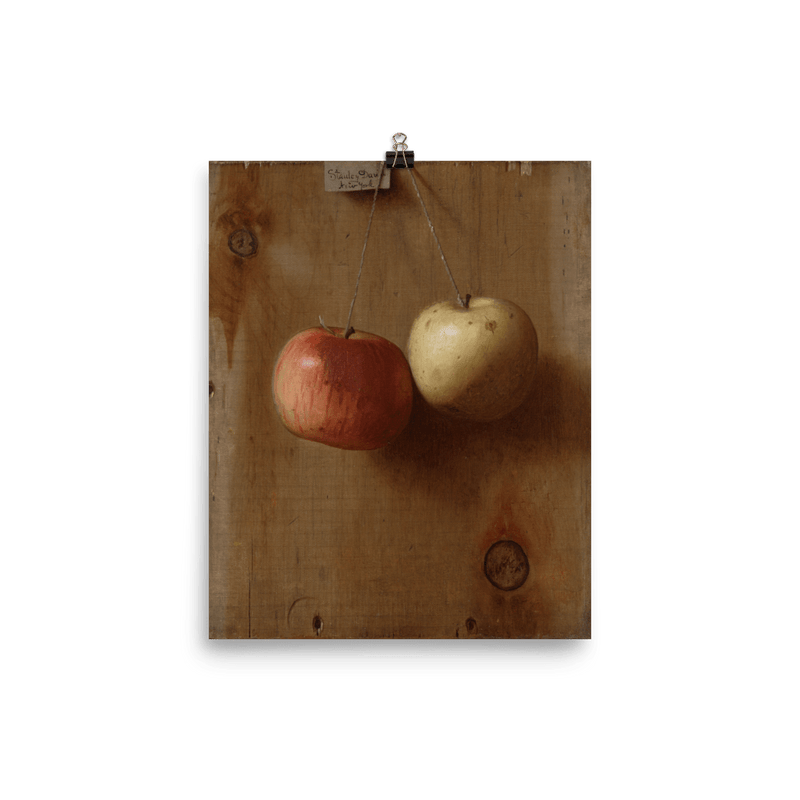 "Two Hanging Apples" Art Print - Lone Fox