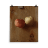 "Two Hanging Apples" Art Print - Lone Fox