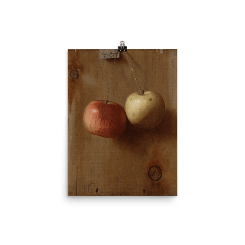 "Two Hanging Apples" Art Print - Lone Fox