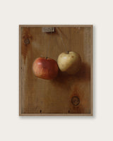"Two Hanging Apples" Art Print - Lone Fox