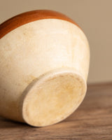 Two - Tone Stoneware Salad Bowl, France, 1960's - Lone Fox