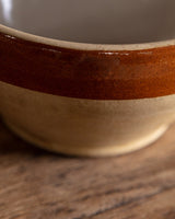 Two - Tone Stoneware Salad Bowl, France, 1960's - Lone Fox