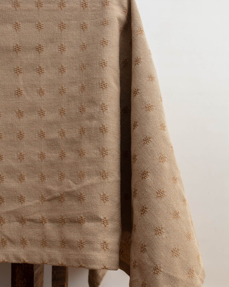 Umber Dobby Weave Tablecloth - Lone Fox