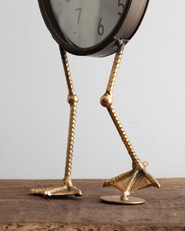 Table Clock with Duck Feet