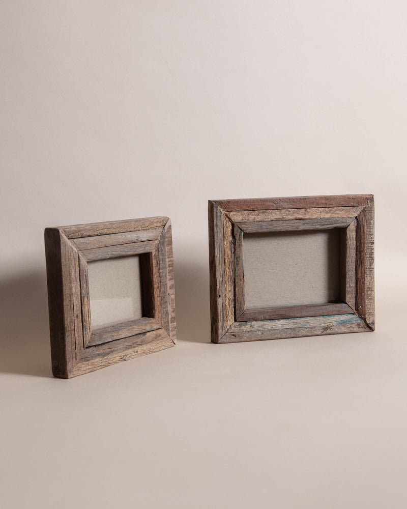 Chunky Wooden Photo Frames (Set of 2)