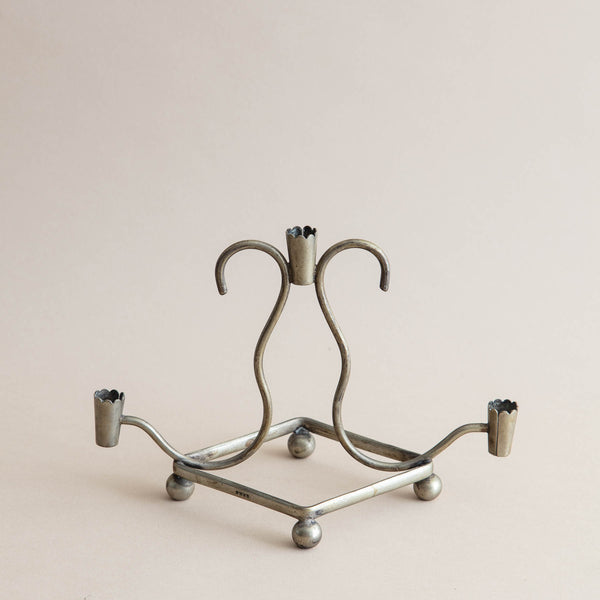 Pair of Hand Forged Wrought Iron Wall Candle Sconces – NOUVE