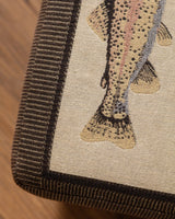 Upholstered Fish Motif Footstool, 1960's - Lone Fox