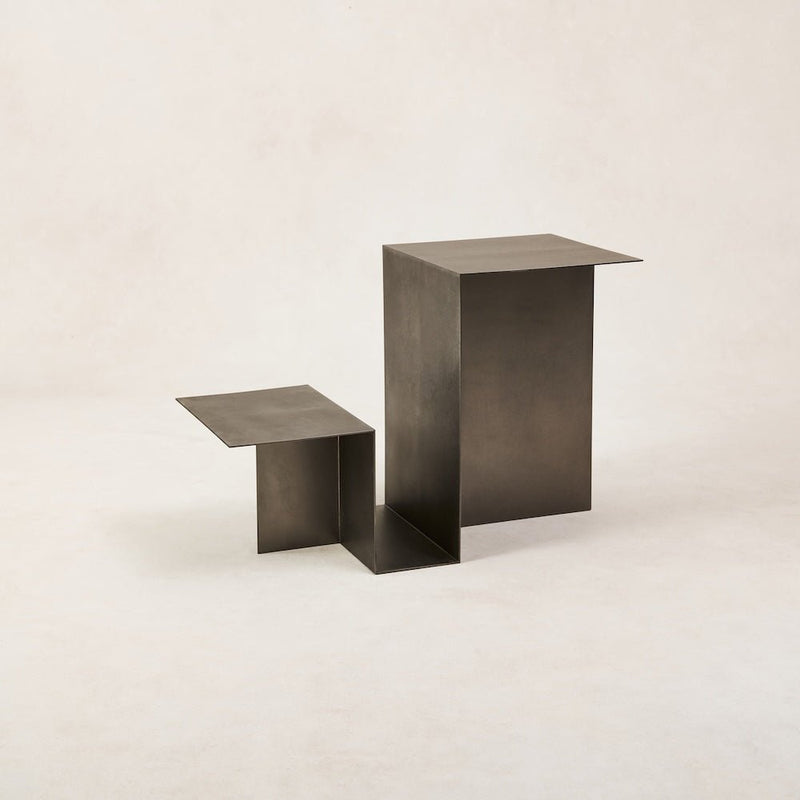 Valley Side Table - Stainless Steel - Lone Fox
