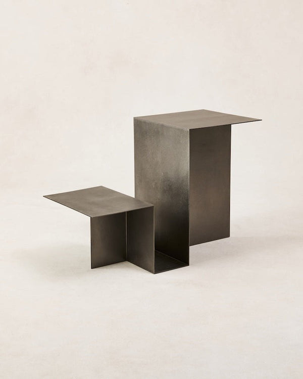 Valley Side Table - Stainless Steel - Lone Fox