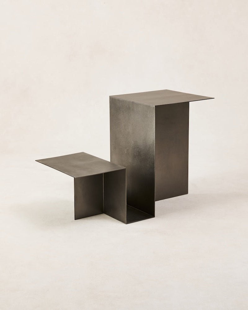 Valley Side Table - Stainless Steel - Lone Fox