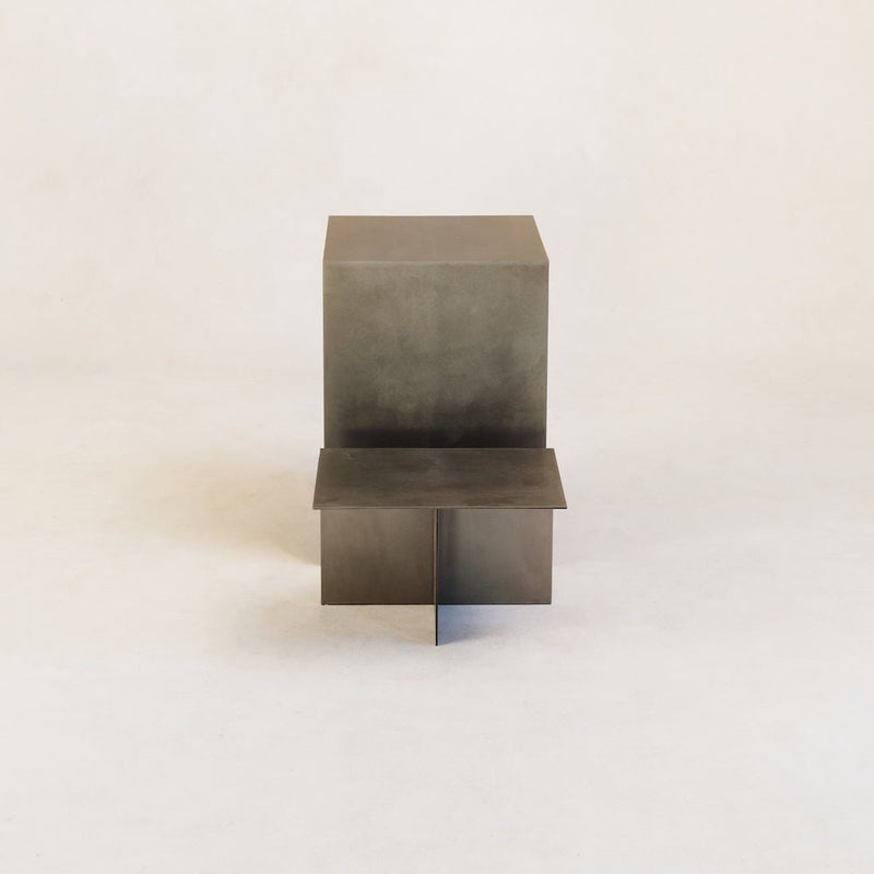 Valley Side Table - Stainless Steel - Lone Fox