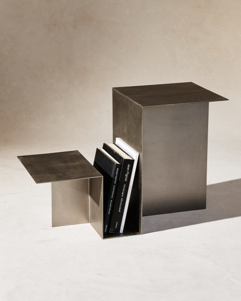 Valley Side Table - Stainless Steel - Lone Fox