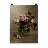 "Vase of Roses" Art Print - Lone Fox