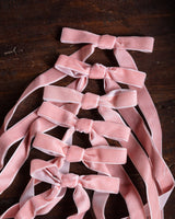 Velvet Clip-On Bows (Set of 6) - Lone Fox