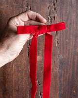 Velvet Clip-On Bows (Set of 6) - Lone Fox